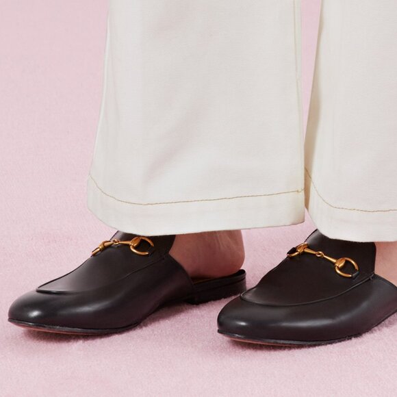 Gucci Princetown Loafer Mule 39.5 - Picture 1 of 11